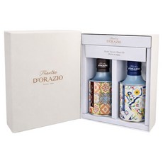 D'ORAZIO 地中海飲食橄欖油 250ml + 巴杜拉 250ml + 禮品包裝組, 1套
