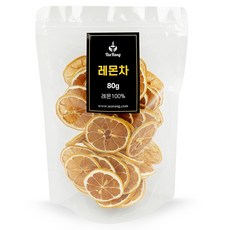 티랑 슬라이스 건조 레몬, 1개, 80g