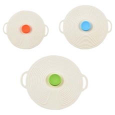 Essential Plus 多用途矽膠碗蓋 3件組, 大, 中, 小, 1套