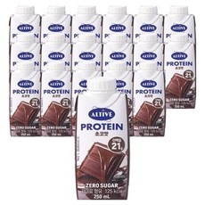 얼티브 프로틴 초코맛, 250ml, 18개