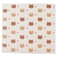 Inp 多用途設計迷你淋膜紙 Love Bear 16.5 x 18cm, 1個, 250入
