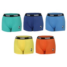 PUMA KIDS 兒童彩虹星期四角內褲5件組