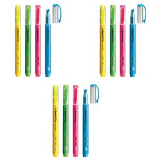 KOKUYO 國譽 Beetle Tip 3用螢光筆, 隨機出貨, 12個