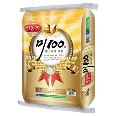 농협 미 100 국내산 정읍통합 신동진쌀, 20kg, 1개, 상등급