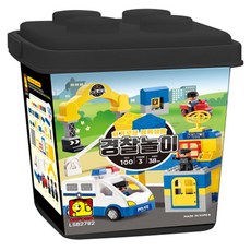 옥스포드 슬기로운 블록생활 경찰놀이, 혼합색상, 1개