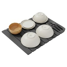 Monode 矽藻土衛生墊 廚房水槽防漏水, 深灰色, 1個, 1層