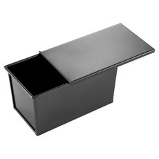 CHEFMADE 學廚 原創吐司模 450g + 附蓋套組 黑色, 1套