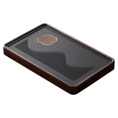 小麥購物 簡約中式復古泡茶盤 53 x 33cm K065, 觀雲, 1個