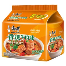 캉스푸 향라우육향 라면 104g, 5개