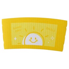 Inp Design 多功能 92~98Φ 兩用杯套 黃色Good Day, 100個, 1入