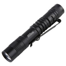 모모 초강력 LED 미니 손전등 9cm, 1개, 블랙
