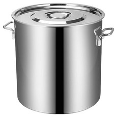 Amakuru 不鏽鋼附蓋大容量湯鍋, 201 鋼 2.5T 系列, 1個, 25cm