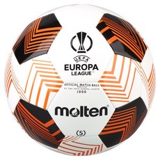 molten 足球 Europa 1000 白色 + 橘色 + 黑色, 1個