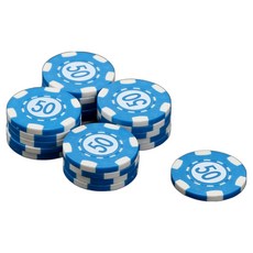 Lexio 플러스 점수칩 50점, 블루, 20개