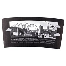 아이엔피 다자인 멀티 92~98파이 겸용 컵 홀더 블랙서울, 100개, 1개입