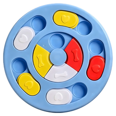 Kyhome 寵物益智玩具/慢食碗, 藍色, 1個