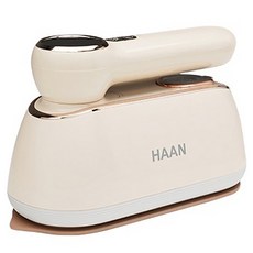 한경희생활과학 휴대용 가정용 여행용 핸디형 미니 스팀다리미, HS-180C, 아이보리