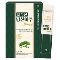 지비엠에스 제주산 당찬여주 발효효소 30p, 60g, 1개 60g, 1개