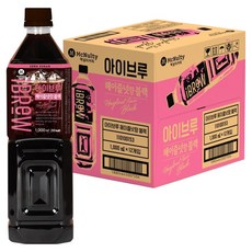 맥널티커피 아이브루 헤이즐넛향 블랙커피, 12개, 1L 12개, 1L