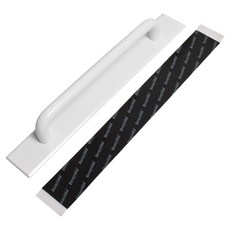 Sonjabisesang 黏貼式基本款板狀把手 14mm P192, 白色, 1個