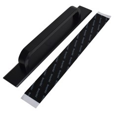 Sonjabisesang 黏貼式 Marubo 板狀把手 P192, 1個, 黑色