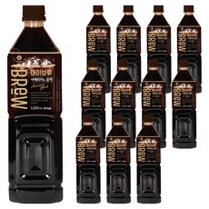 맥널티커피 아이브루 아메리카노 블랙커피, 1L, 12개