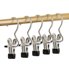 마스마 외집게 걸이, 블랙, 30개