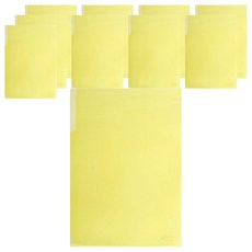 모닝글로리 서류보관 A4 PP 라이트홀더, 노랑, 10개