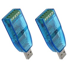 컴스 USB to RS422 RS485 시리얼 컨버터 CH340 칩, CP312, 2개