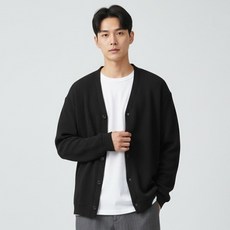 Raymon 男士 Jeff 半寬鬆 V領開襟衫
