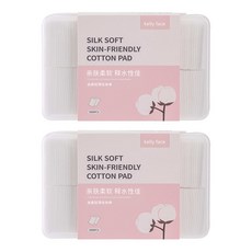 kelly face 化妝棉, 2組, 1000入