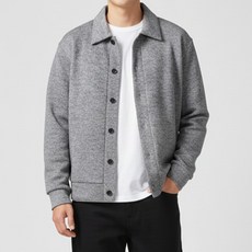 Raymon 男士 Genti 半寬鬆版型羅紋針織開襟衫