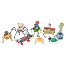 Disney STORE 玩具總動員 史迪奇的房間 角色公仔套組, 1套