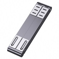 OATSBASF 派凡 魔術棒可折疊筆電支架Magic Folding Laptop Stand, 灰色, 1個