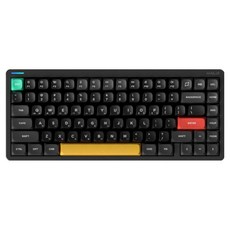 누피 한영 각인 유무선 텐키리스 기계식 키보드, 저소음맥스블러시축, Halo75 V2 IO, 옵시디언 블랙