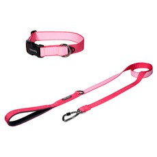 분독 반려동물 오리지널 리쉬 + 오리지널 목줄 세트, 스트로베리, 1개