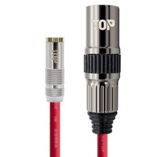 HDtop 3.5立體聲 母 TO XLR公 線材 15m, 金屬紅, 1個, HT-TP4441