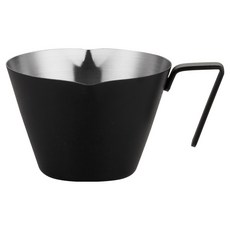 발룬피니 스텐 304 더블 스파웃 에스프레소 샷잔 110ml, 블랙, 1개