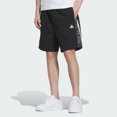 adidas 愛迪達 男款 Wording 寬鬆版型 梭織短褲 IM8766