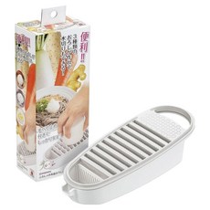 후르베지 시모무라 편리한 양면 물빠짐 칸막이 미니 강판, 화이트, 1개