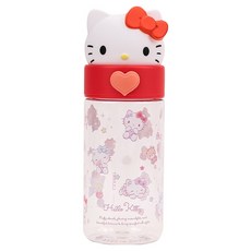 LiLFANT Facepop 透明立體水瓶 HELLO KITTY, 混合色, 1個, 500ml