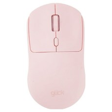 지클릭커 오피스프로 슈크림 무소음 블루투스 무선 마우스, 핑크, OP15