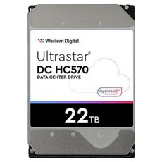 Western Digital 威騰 Ultrastar SATA HDD, HC570, 22TB