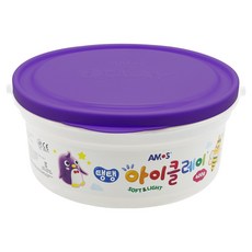 아모스 20000 탱탱아이클레이 버켓, 보라, 400g, 1개