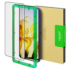 VICXXO 低反射高畫質指紋辨識貼合輔助框AR鍍膜手機螢幕保護貼組, 1套