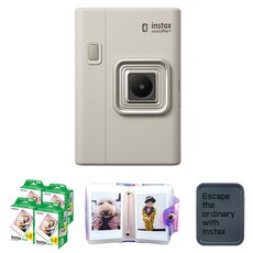 인스탁스 미니 리플레이 플러스 듀얼 카메라 샌드베이지 필름 80p 홀로그램 1단 앨범 틴케이스 랜덤발송, 1개