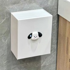 春日滿載 壁掛式收納盒, 小狗貼紙, 1個