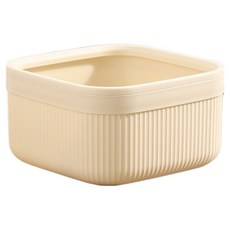 Noiwon 整潔收納型迷你垃圾桶 開放式2, 奶油色