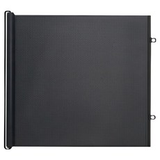 21세기트랜드 반려동물 펫핏 메쉬 무타공 롤링 스크린 가림막 반자동 안전문, 1개, 블랙