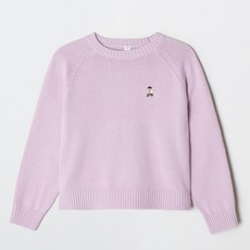 SPAO Kids 兒童棉混紡Coody圓領毛衣